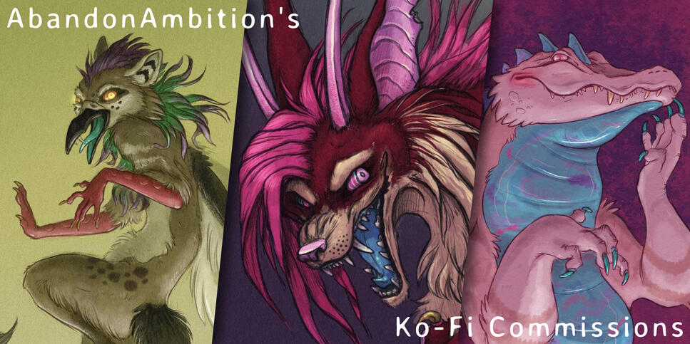 Banner of three colorful commissions